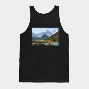 Mountain and wolf Tank Top